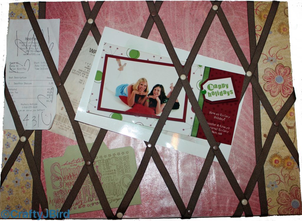 It's Summer Memo Board! A great project to display all your favorite pictures from your summer vacation! This board is a Memo Board I made back when I was a Close To My Heart (CTMH) Consultant several years ago. Everything used is with CTMH products. www.craftyjbird.com IG:@craftyjbird 