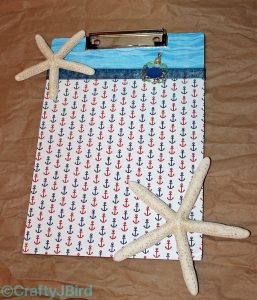 Anchors Away Clipboard ©CraftyJBird