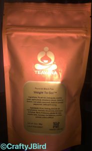 Teavana - Weight To Go Flavored Black Tea