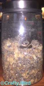 Teavana - Glass Canister with Belgium Rock Sugar