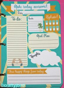 Cricut Summer Planner -- Find out more @ craftyjbird.com