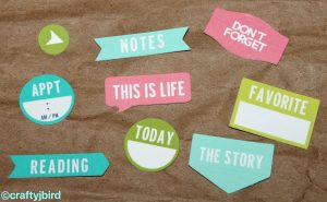 Cricut Summer Planner Stickers - More info @ craftyjbird.com