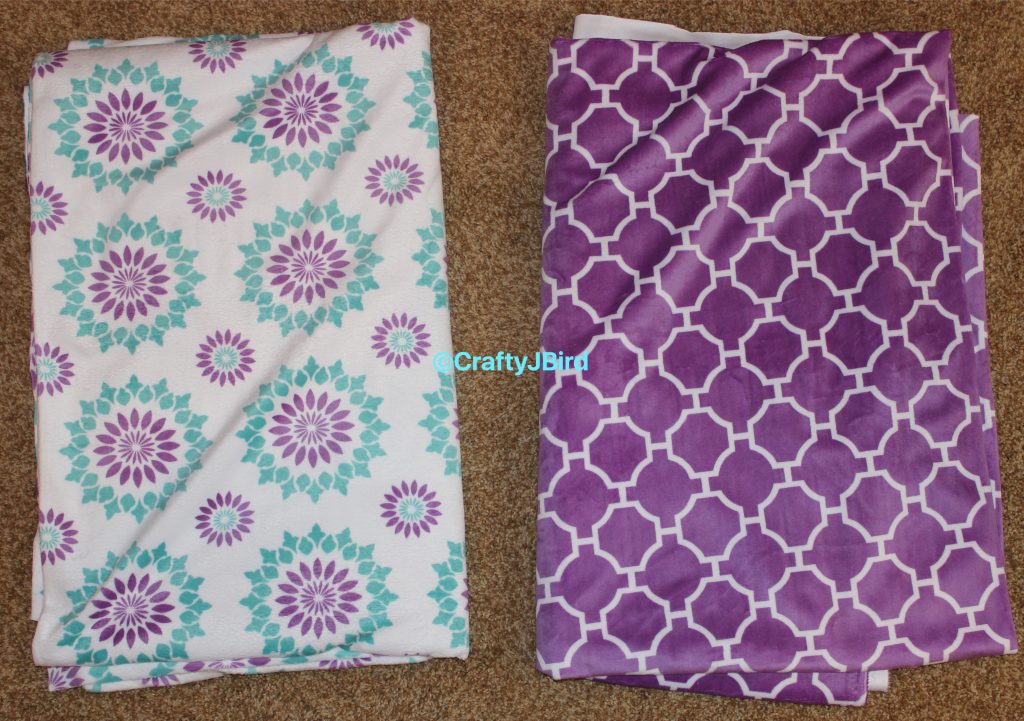 No-Sew Blanket -- Visit craftyjbird.com for more info