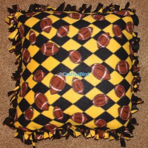 No-Sew Floor Pillow -- Visit CraftyJBIrd.com for more info