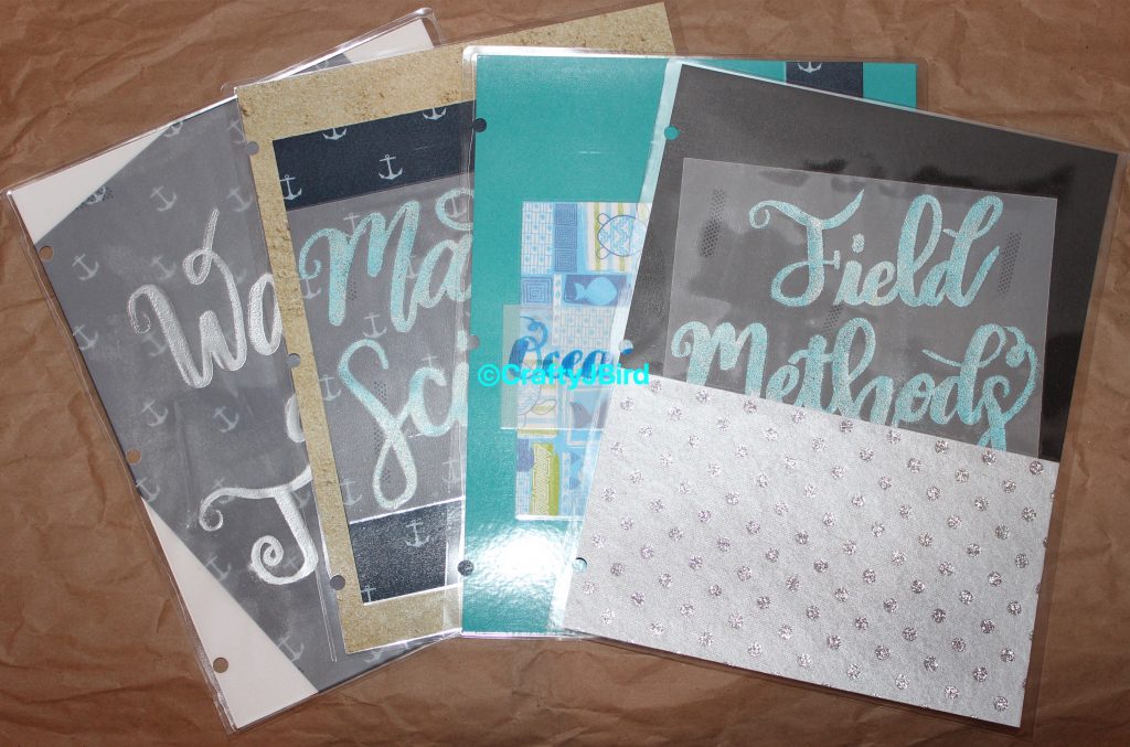 Notebook Dividers -- Visit CraftyJBird.com for more info