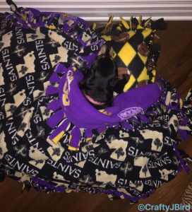 No-Sew Floor Pillow -- Visit CraftyJBIrd.com for more info