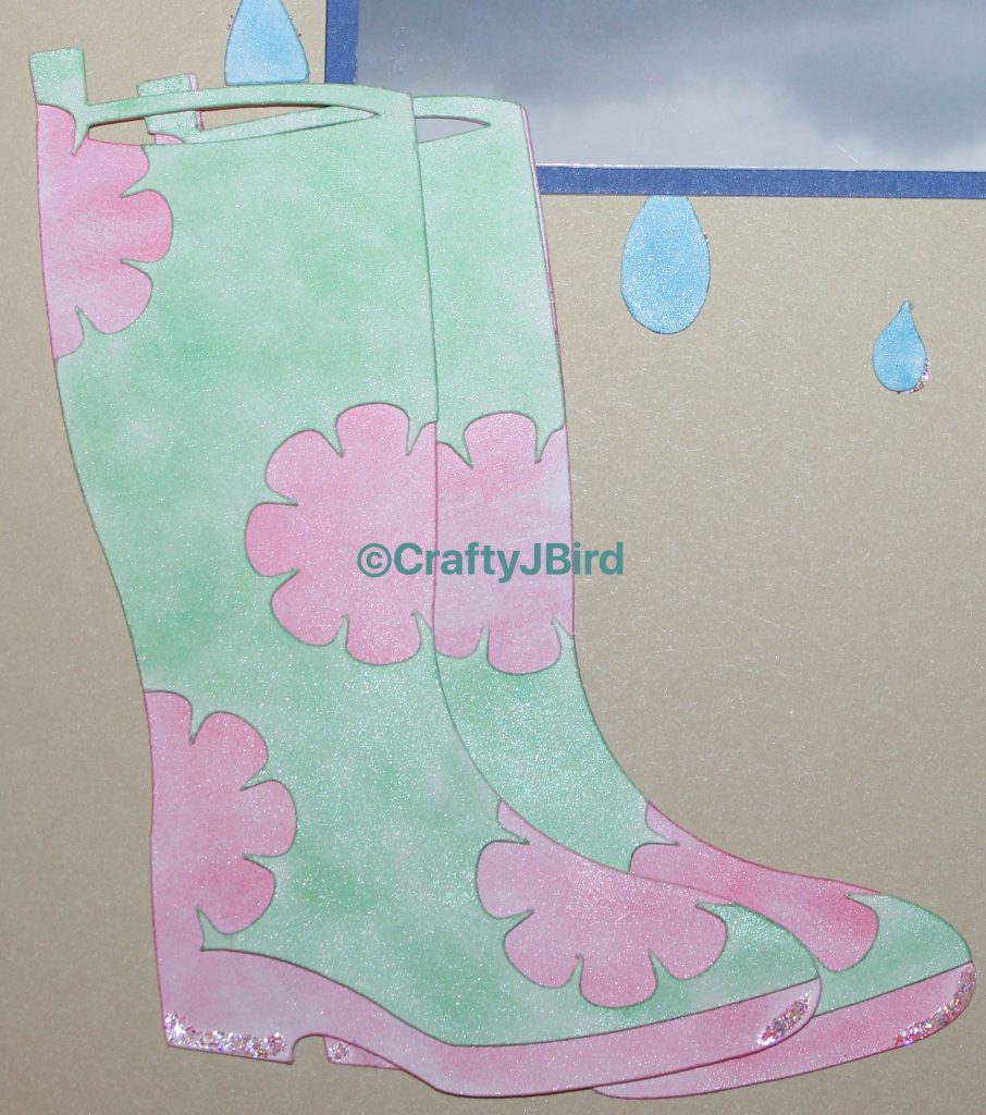 Rainy Day Double Page -- Visit CraftyJBird.com for more info