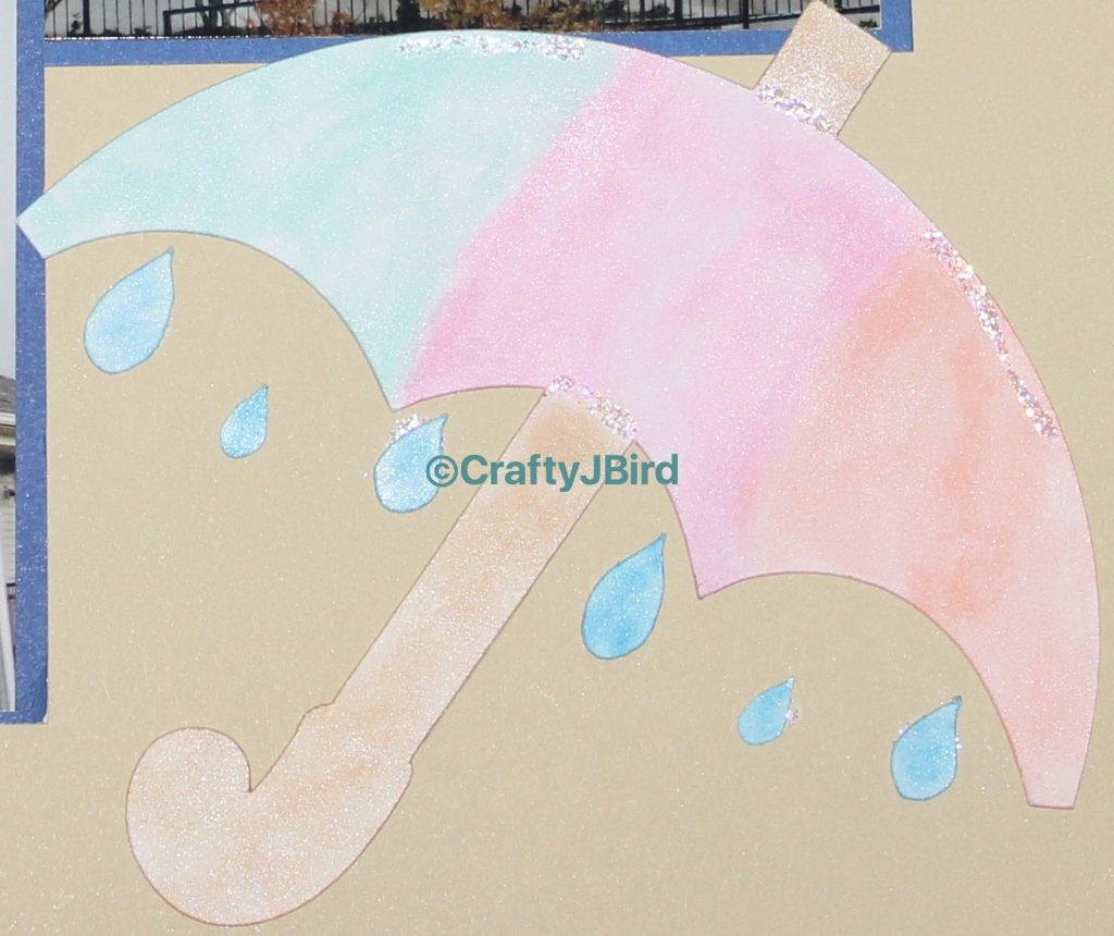 Rainy Day Double Page -- Visit CraftyJBird.com for more info