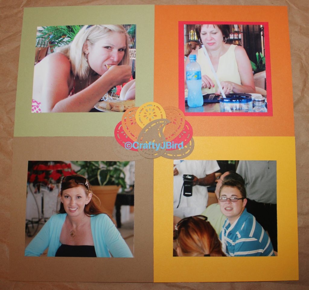 A Mexico Thanksgiving -- Need an Idea for quick and easy double page? Visit CraftyJBird.com for more info!