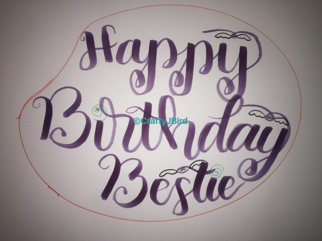 Best's Birthday -- Visit CraftyJBird.com for more info.. 