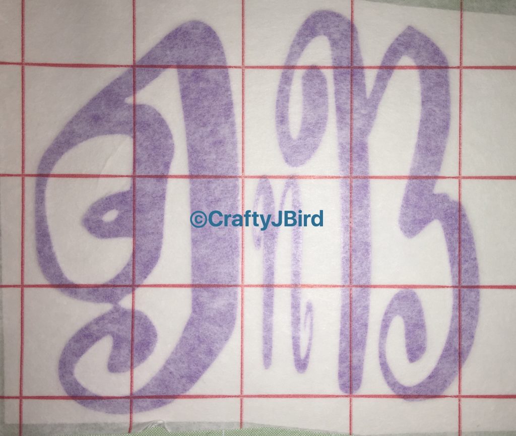 Monogram Cups -- Visit CraftyJBird.com for more info...