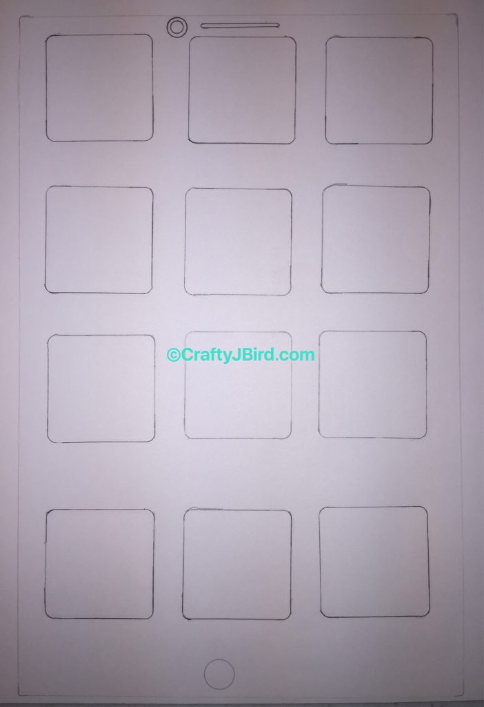 Dad's iPhone -- Visit CraftyJBird.com for more info...