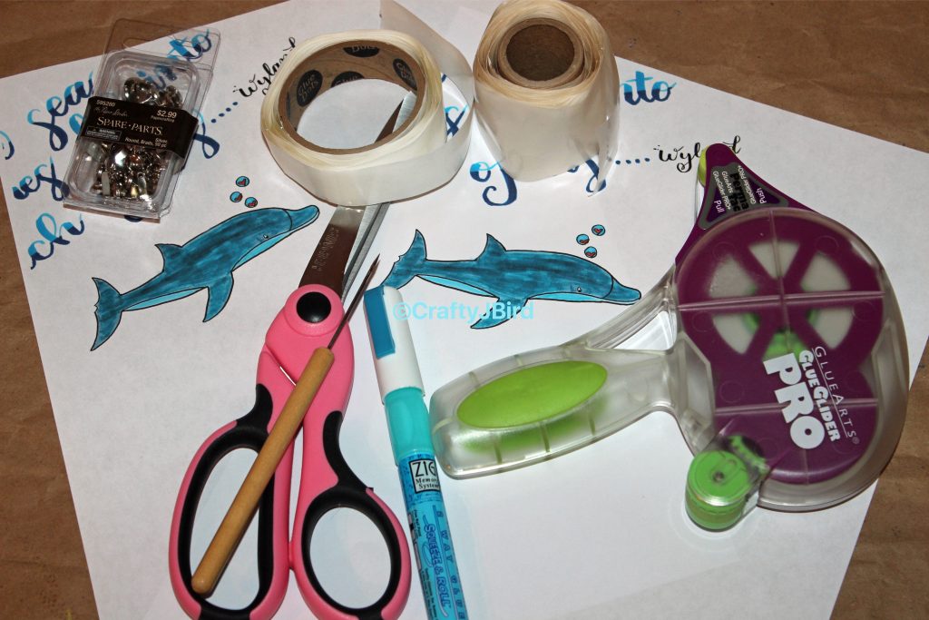 Dolphin Love -- Visit CraftyJBird.com for more info