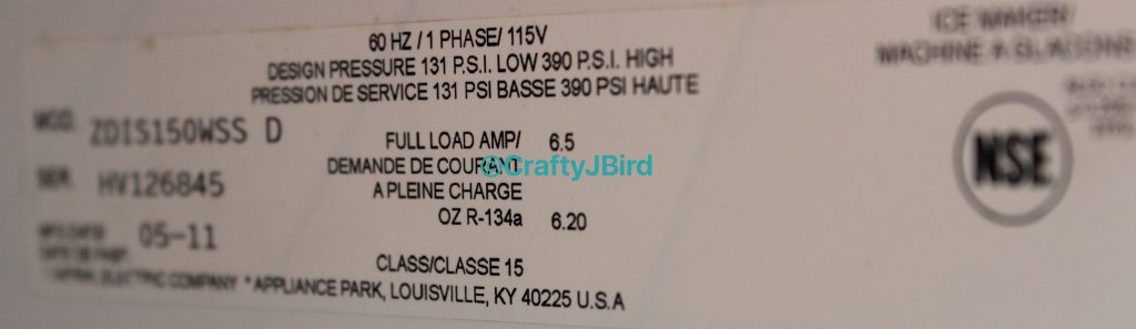 Clean Ice Maker -- Visit CraftyJBird.com for more info...