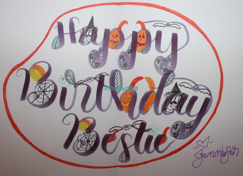 Best's Birthday -- Visit CraftyJBird.com for more info.. 