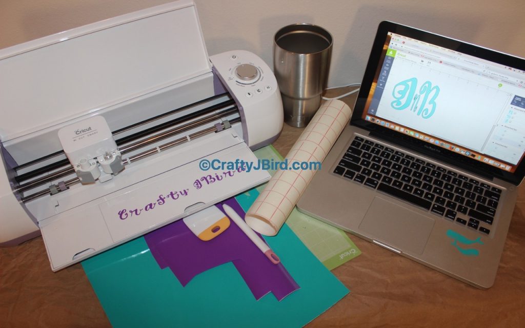 Monogram Cups -- Visit CraftyJBird.com for more info...