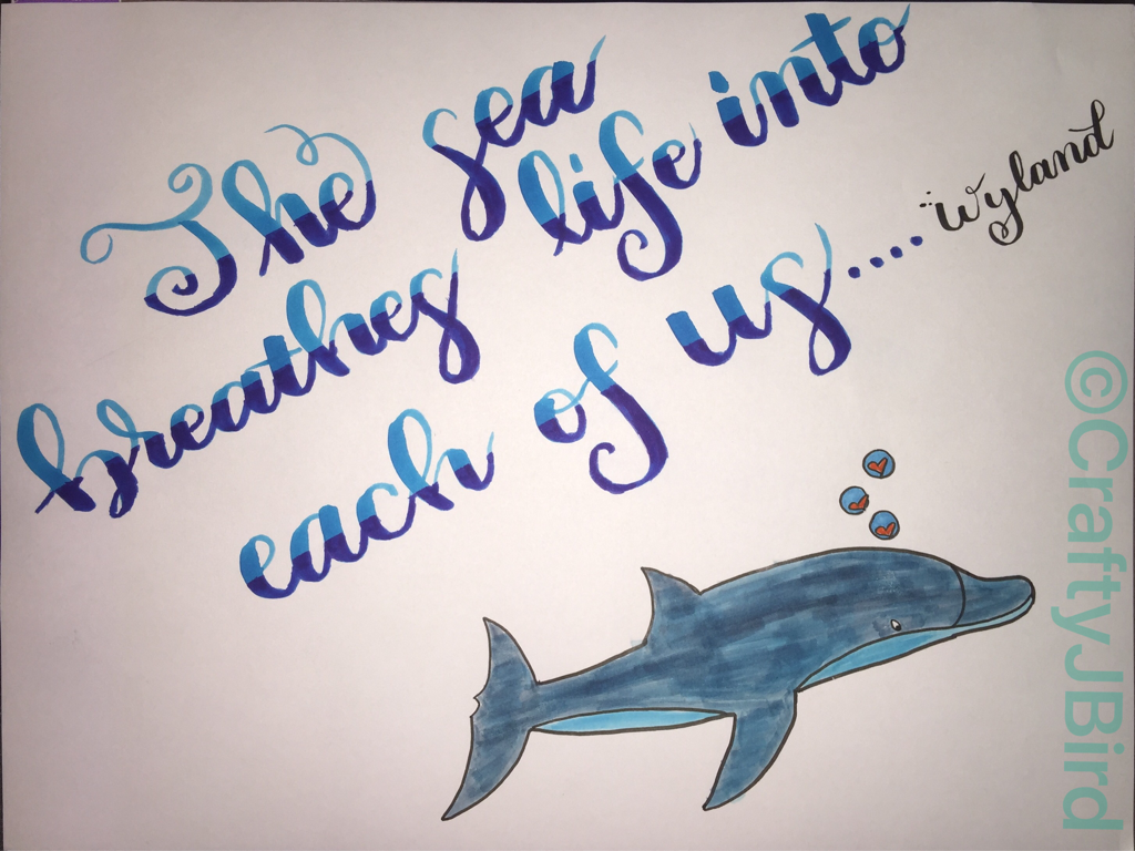 Dolphin Love -- Visit CraftyJBird.com for more info