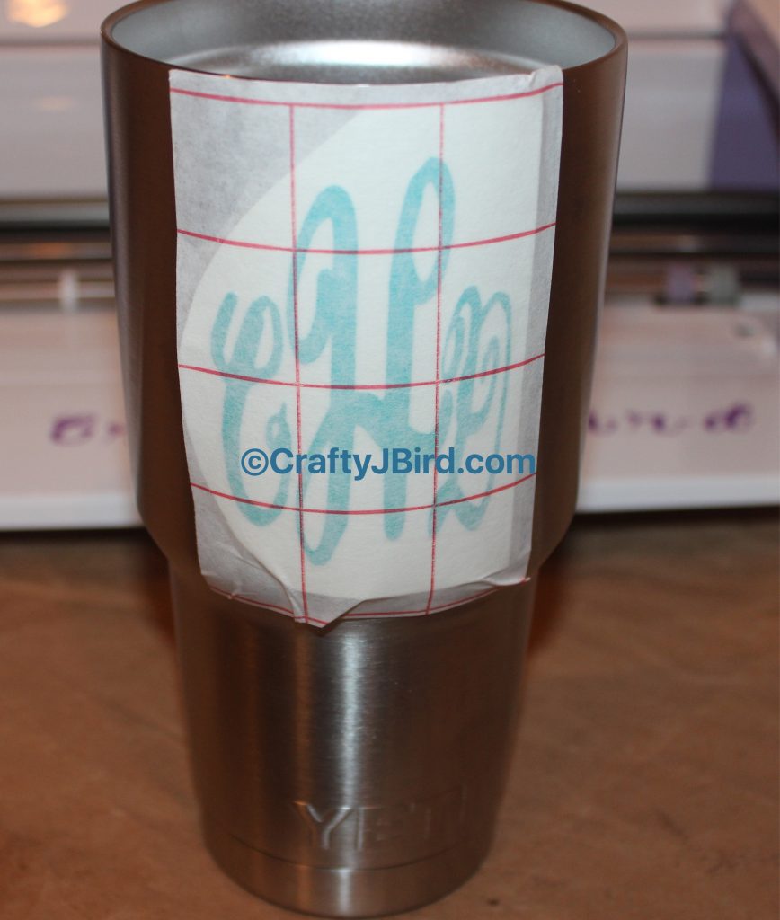 Monogram Cups -- Visit CraftyJBird.com for more info...