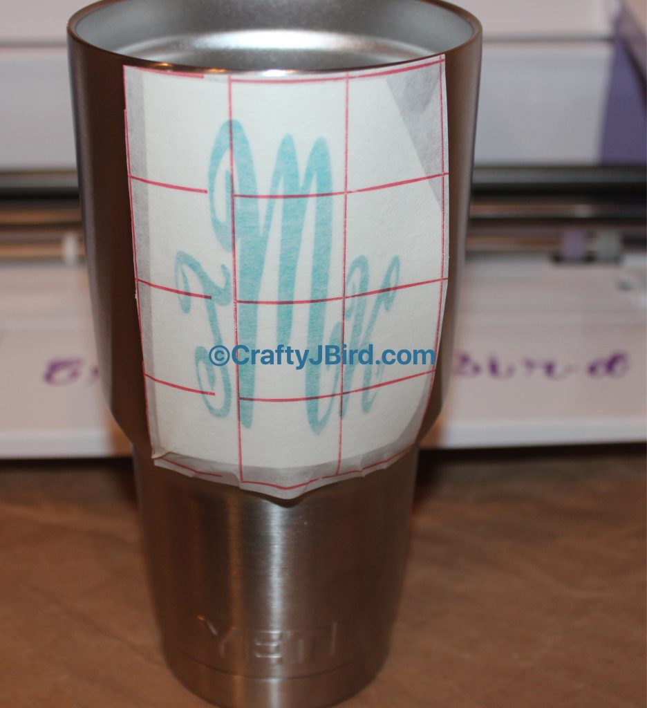 Monogram Cups -- Visit CraftyJBird.com for more info...