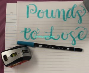 Fitness Motivation Board -- Visit CraftyJBird.com for more info... 