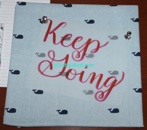 Fitness Motivation Board -- Visit CraftyJBird.com for more info... 