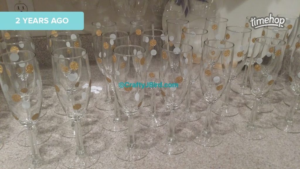  Happy New Year Champagne Glasses!