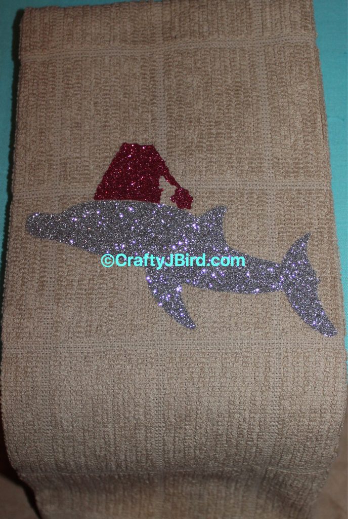 Sea Life Christmas Towels -- Visit CraftyJBird.com for more info...