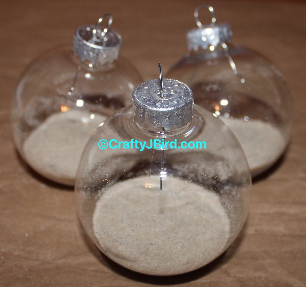 Beach Ornaments -- Visit CraftyJBird.com for more info...