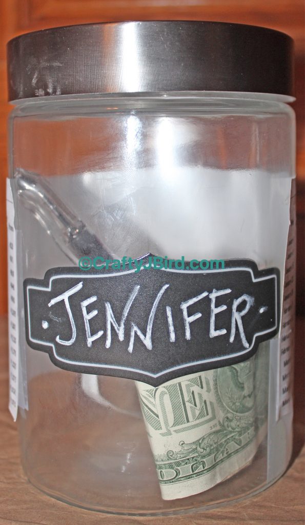 2017 Money Challenge -- Visit CraftyJBird.com for more info...