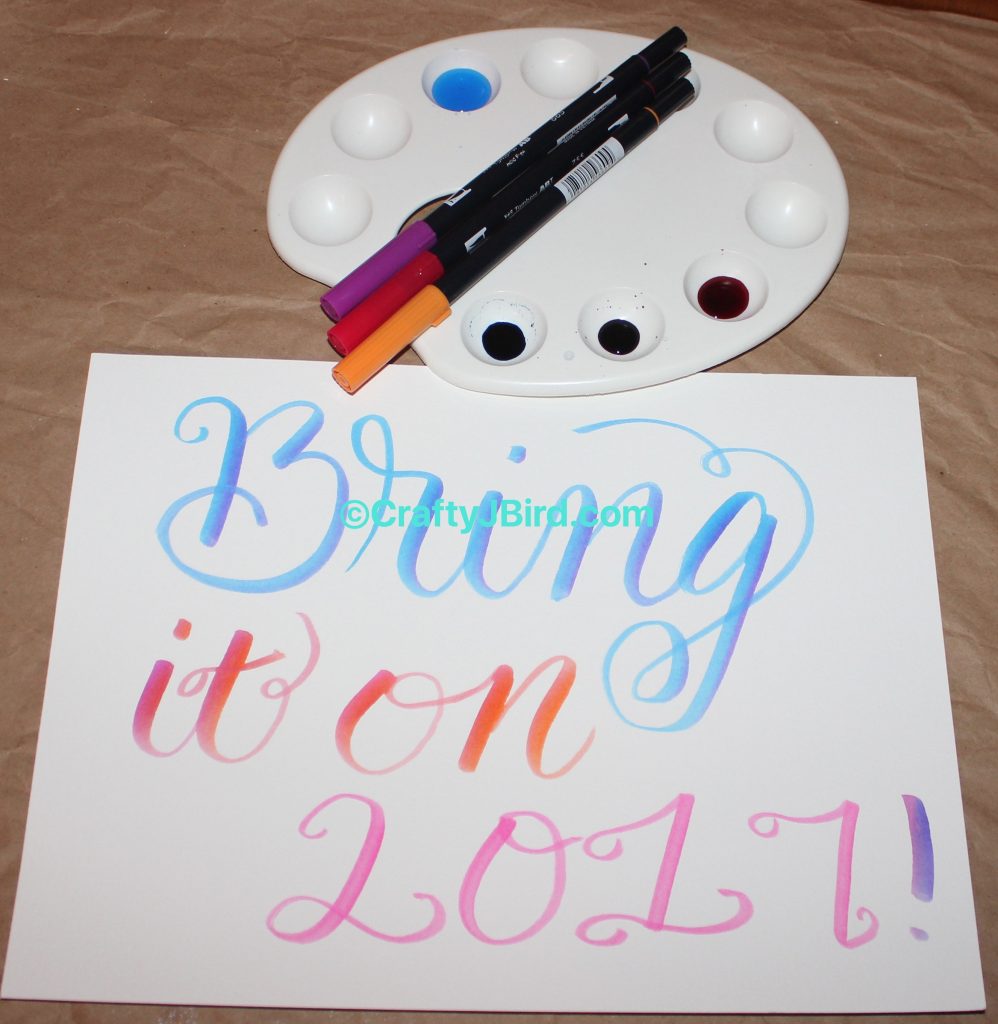 Watercolor Time -- Visit CraftyJBird.com for more info... 