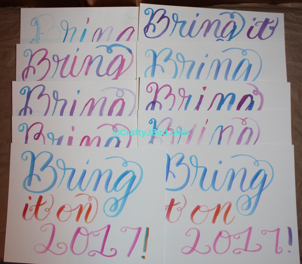 Watercolor Time -- Visit CraftyJBird.com for more info... 