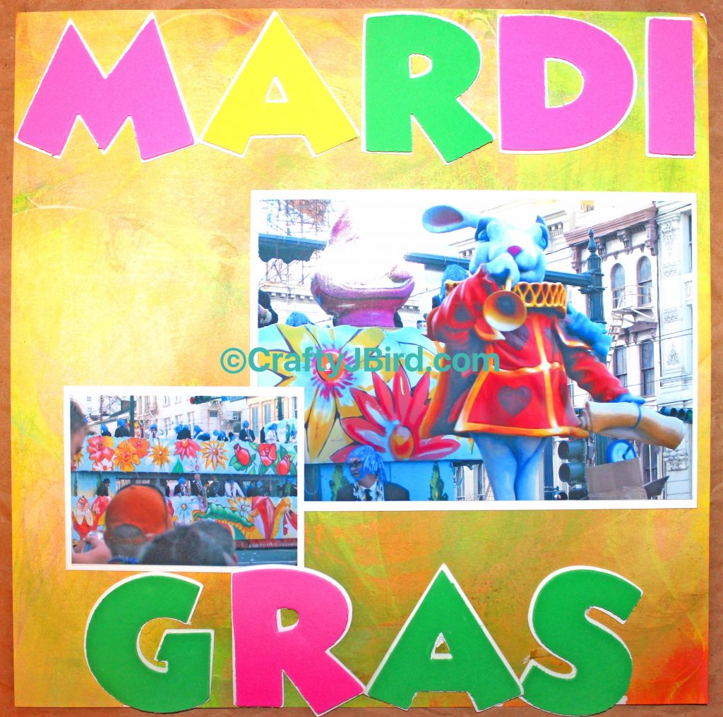 Happy Mardi Gras -- Visit CraftyJBIrd.com for more info..