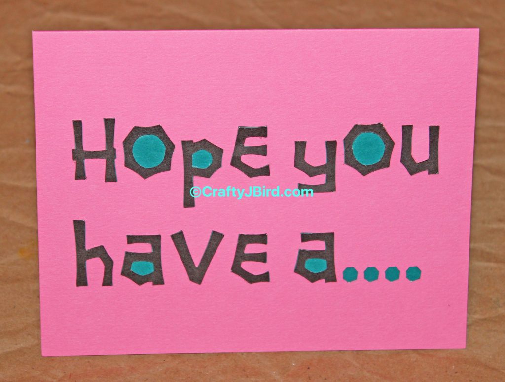 Valentines Card -- Visit CraftyJBird.com for more info...