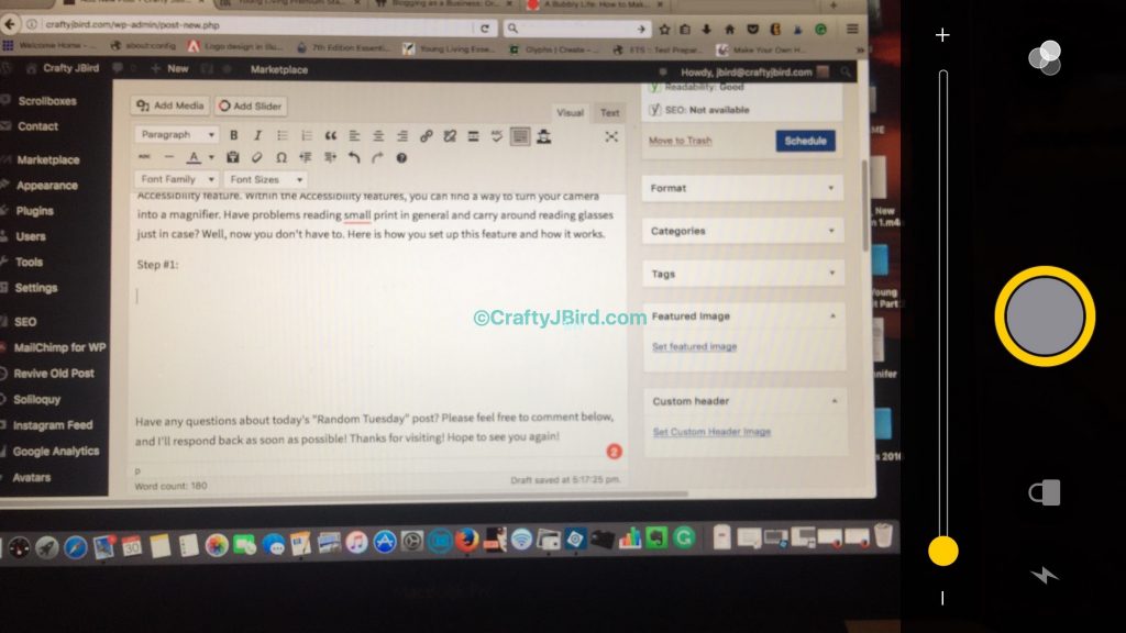 Magnify Your Life -- Visit CraftyJBird.com for more info... 