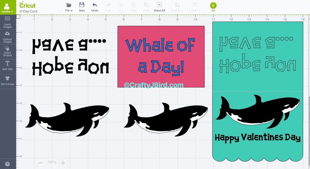 Valentines Card -- Visit CraftyJBird.com for more info...