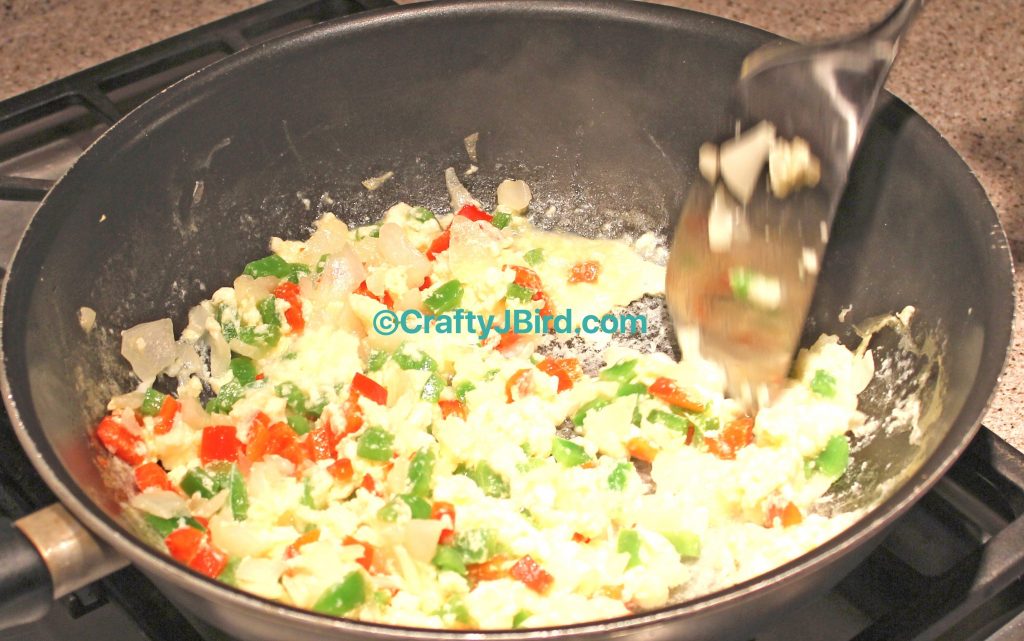 Jenn's Cajun Shrimp Fried Rice -- Visit CraftyJBird.com for more info... 