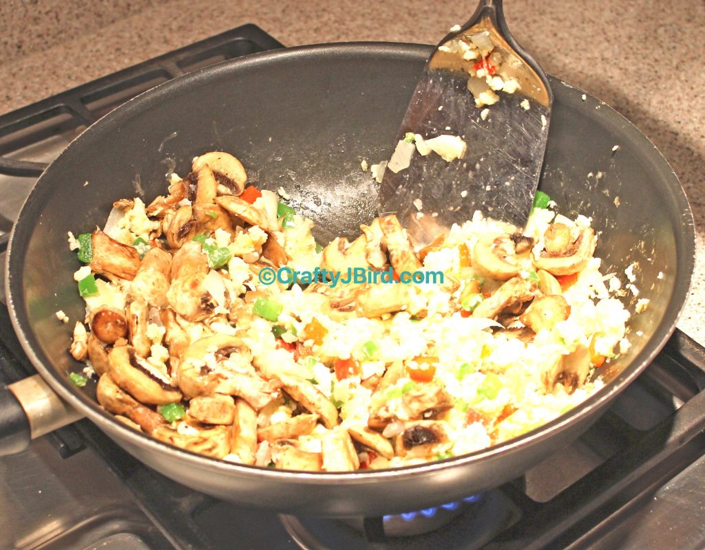 Jenn's Cajun Shrimp Fried Rice -- Visit CraftyJBird.com for more info...