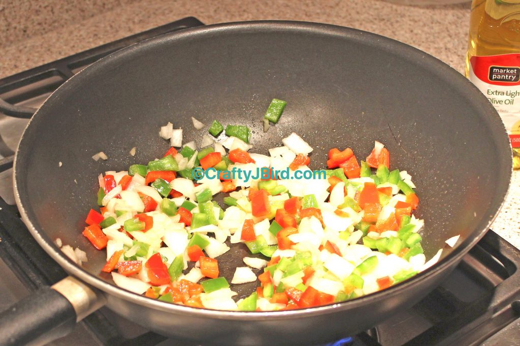 Jenn's Cajun Shrimp Fried Rice -- Visit CraftyJBird.com for more info... 