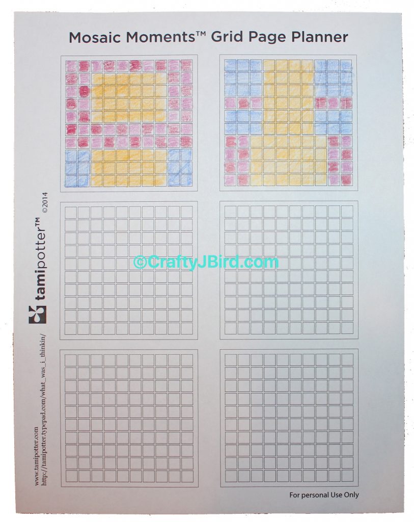 Mosaic Moments Free Downloadables -- Visit CraftyJBird.com for more info... 
