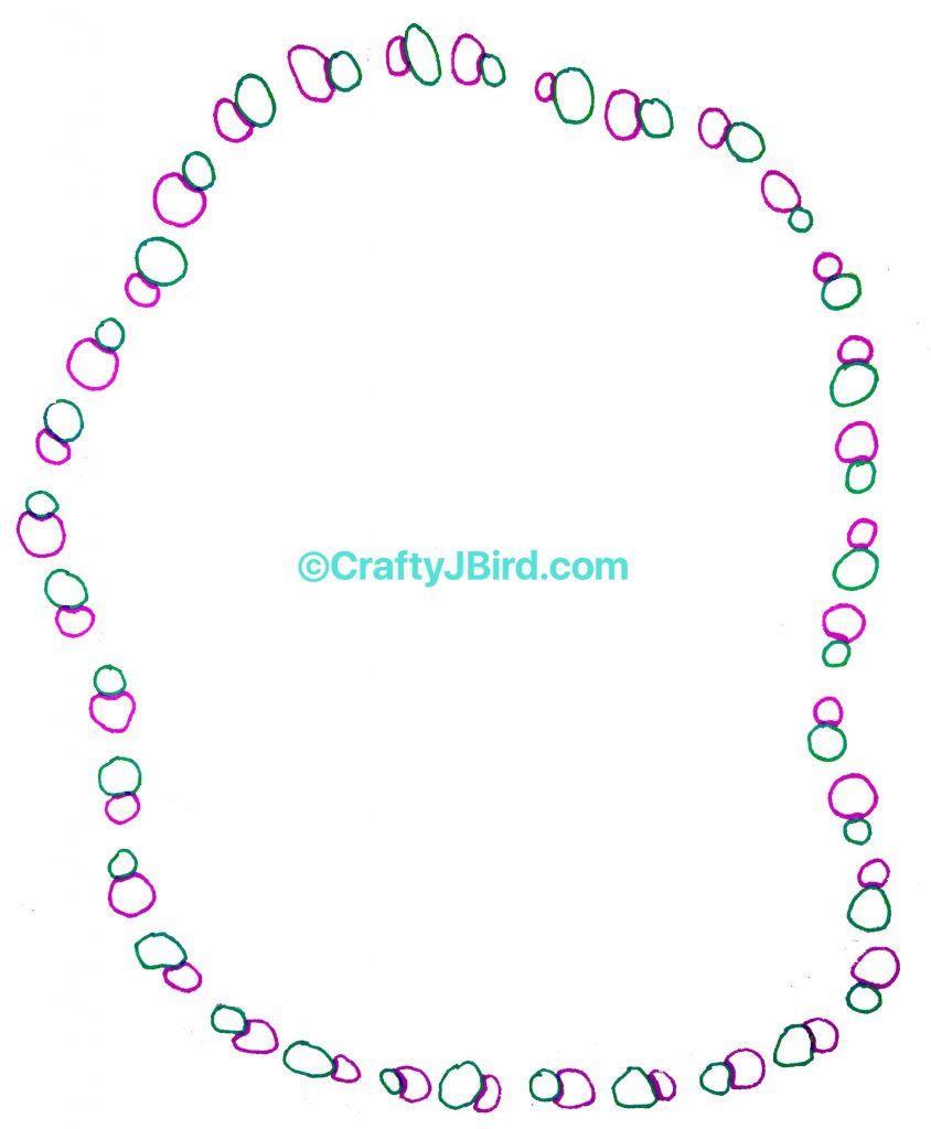 Mardi Gras Beads -- Visit CraftyJBird.com for more info...
