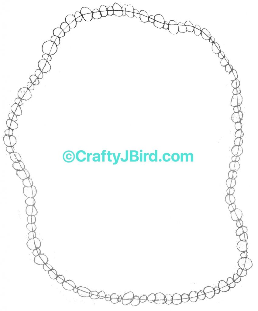 Mardi Gras Beads -- Visit CraftyJBird.com for more info...