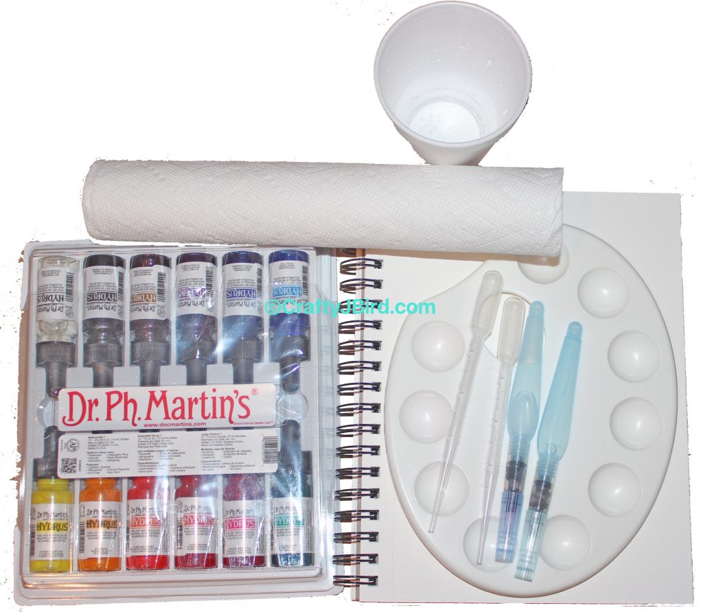 Dr. Ph. Martin's Watercolors -- Visit CraftyJBird.com for more info....