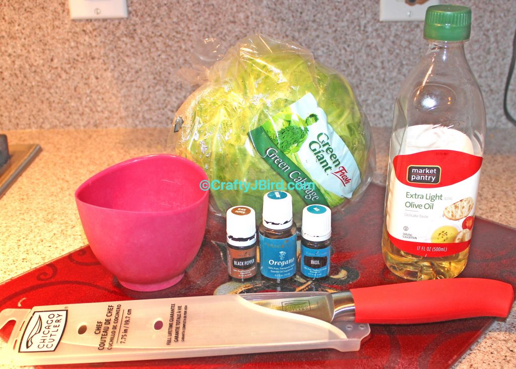 Making Cabbage Steak -- Visit CraftyJBird.com for more info...