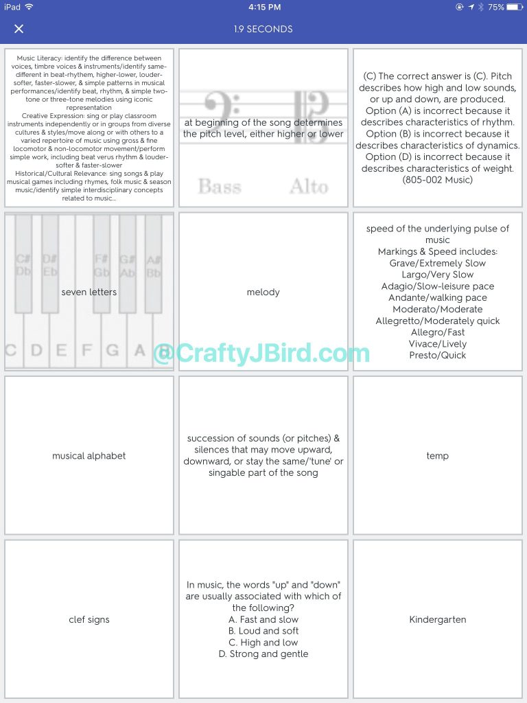 Quizlet -- Visit CraftyJBird.com for more info...