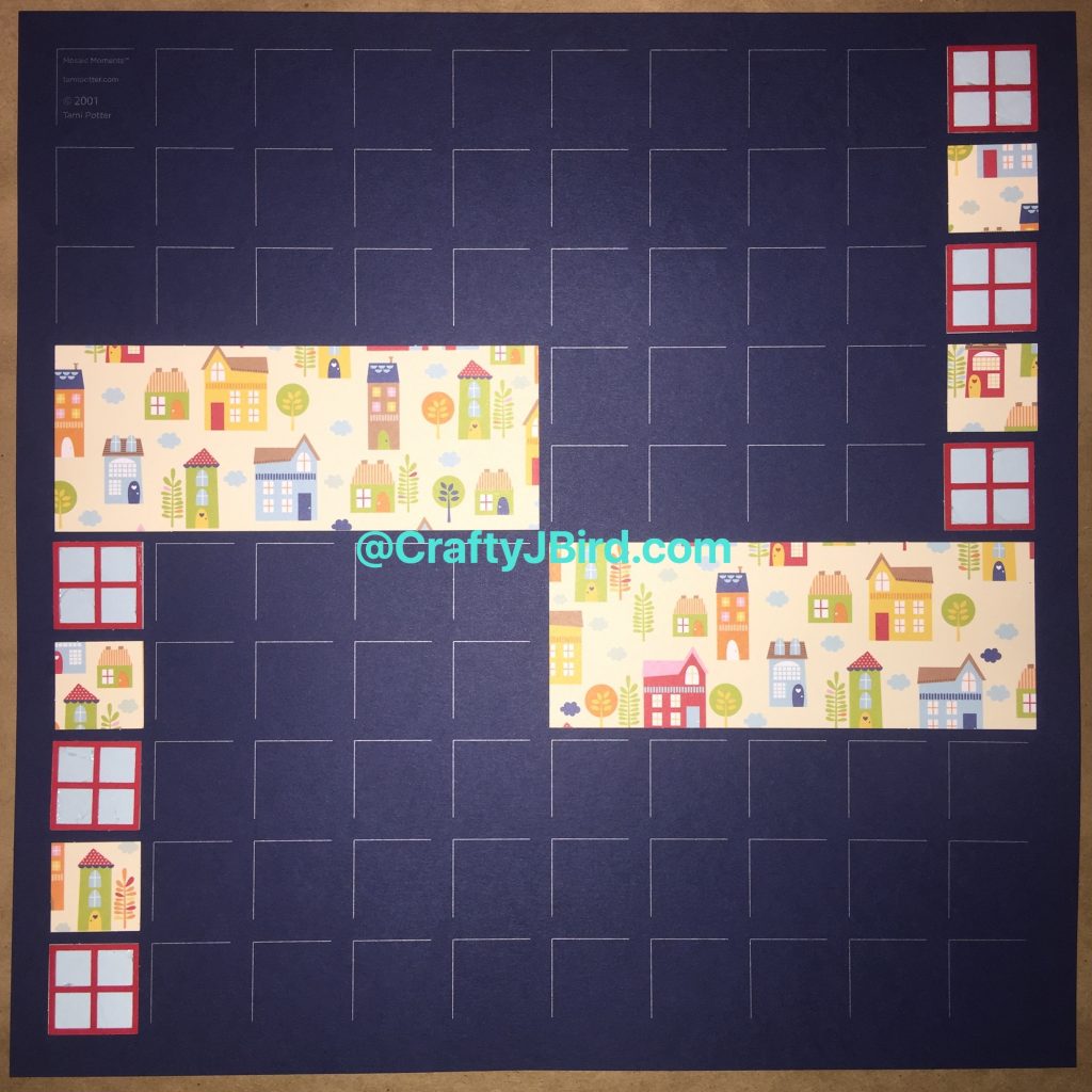 Mosaic Moments Around the Block -- Visit CraftyJBird.com for more info....