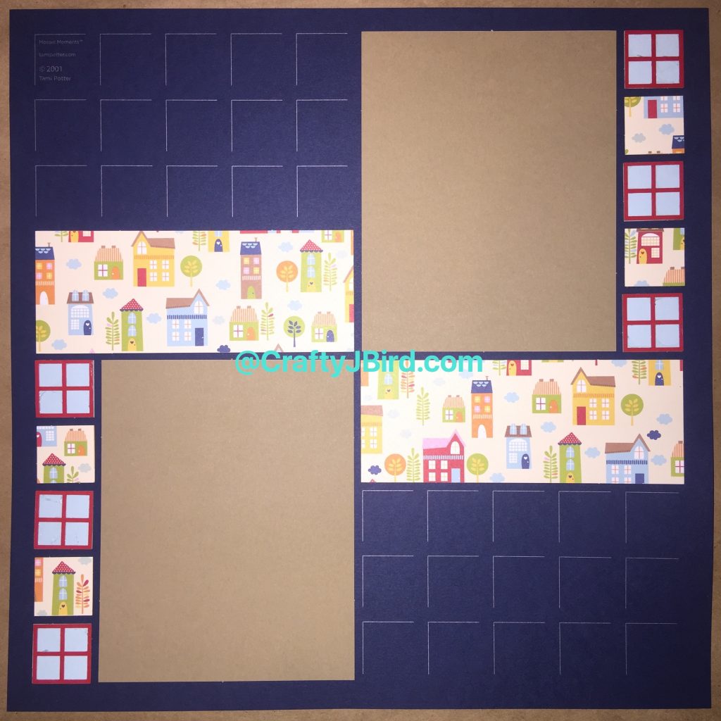 Mosaic Moments Around the Block -- Visit CraftyJBird.com for more info....