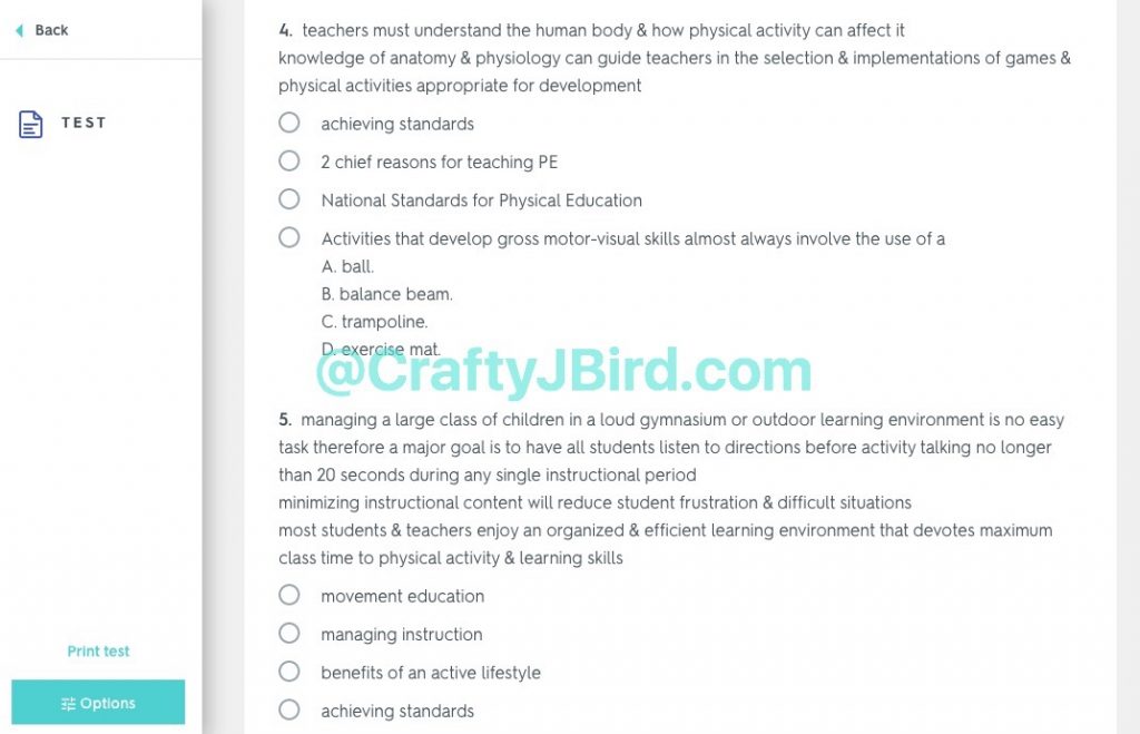 Quizlet -- Visit CraftyJBird.com for more info...