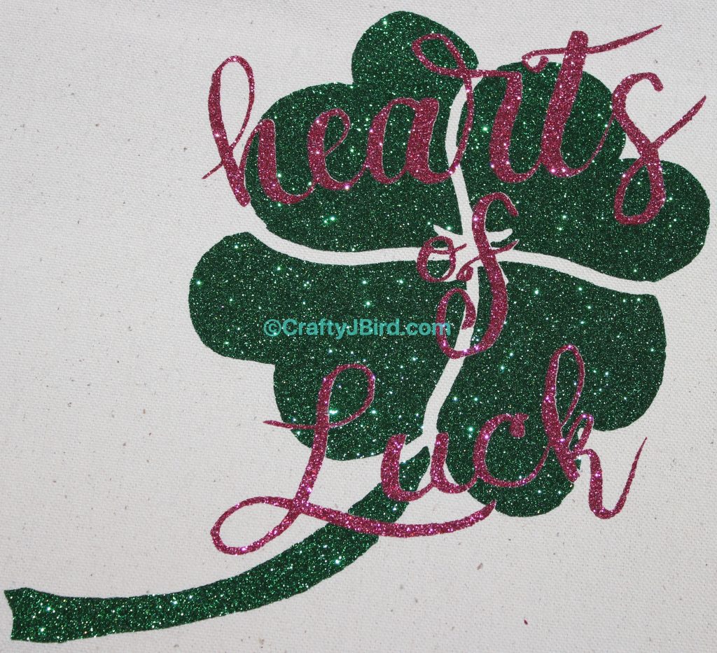 Hearts of Luck Clover Bag -- Visit CraftyJBird.com for more info...