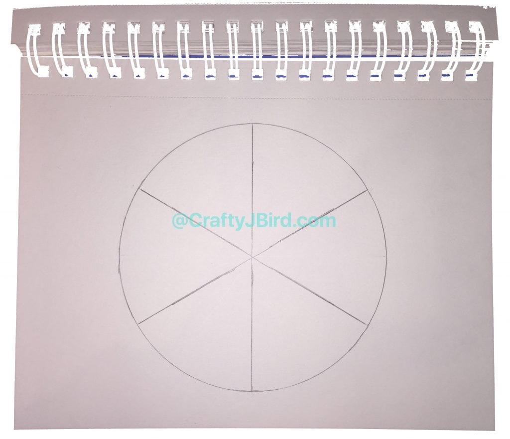 Making My Color Wheel -- Visit CraftyJBIrd.com for more info...