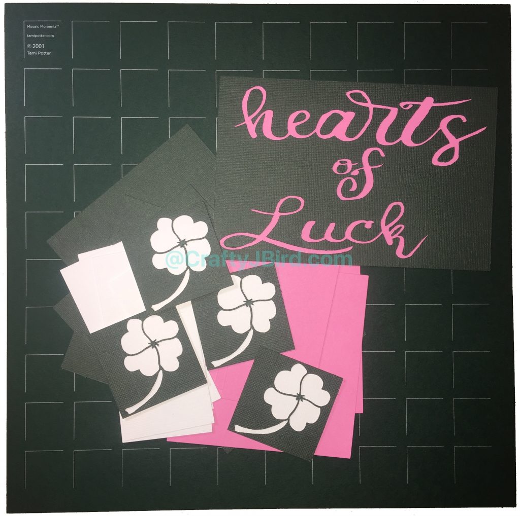 Hearts of Luck Double Page Layout -- Visit CraftyJBird.com for more info.. 